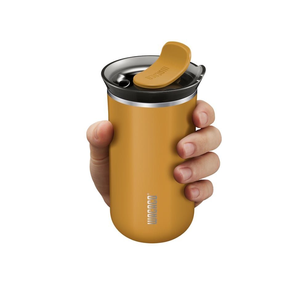 Термокухоль Wacaco Octaroma Lungo 300 мл, жовтий 3