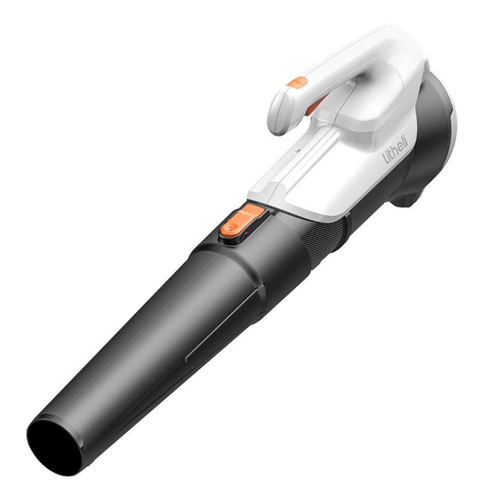 Акумуляторна повітродувка садова Litheli, живлення від павербанку (УМБ Litheli Power Bank 10000 mAh, 45 W, 2А в комплекті) 2