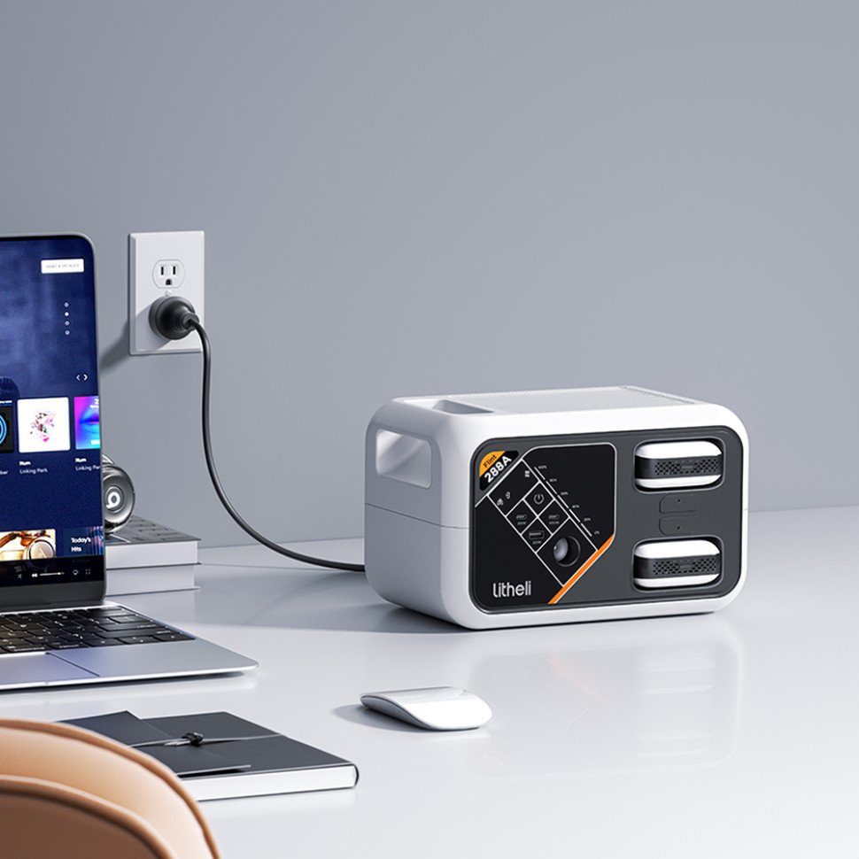 Портативна зарядна станція Litheli FLINT В288, 300Вт, 287 Вт·рік + 2 Power Bank 3