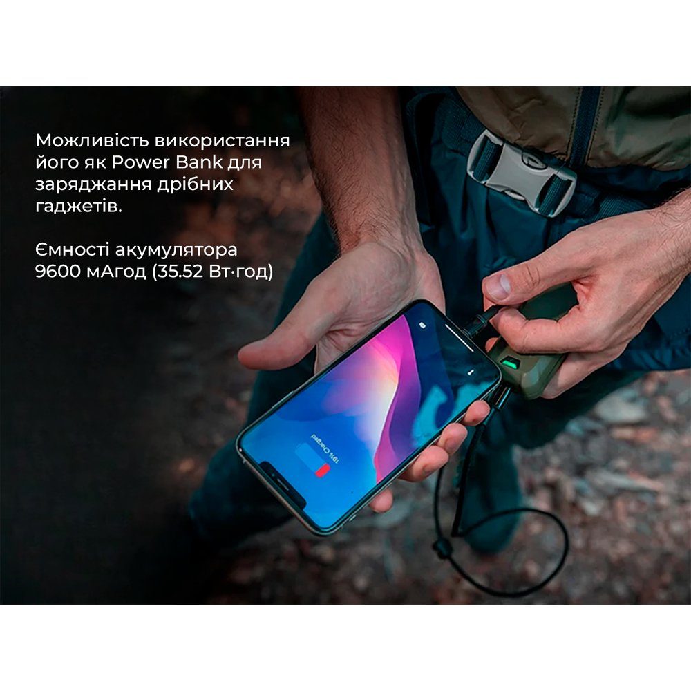 Портативний фумігатор-павербанк Flextail Max Repel S, графіт 9