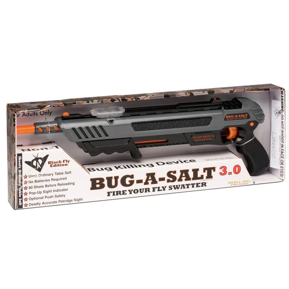 Сольова гвинтівка для полювання на комах Bug-A-Salt 3.0 - Чорна 5