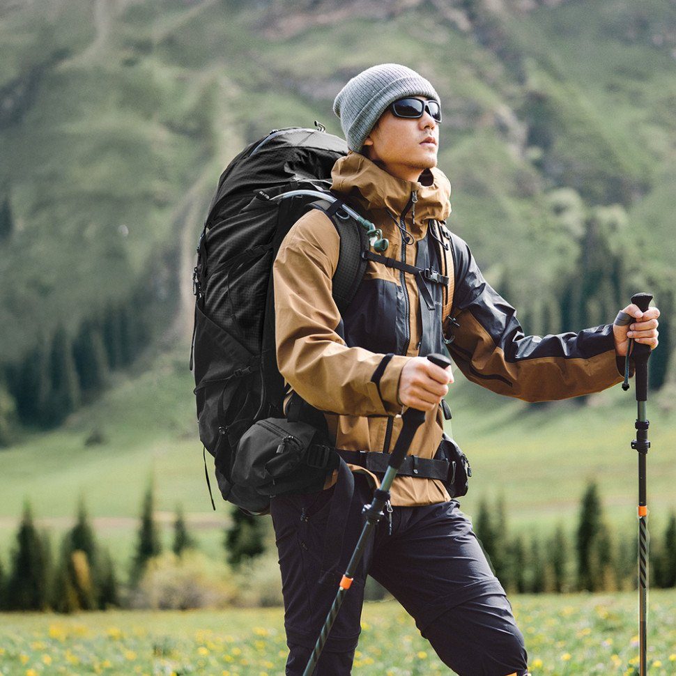 Рюкзак туристичний Naturehike Helium CNK2450XB014, 70 л, чорний, M 10