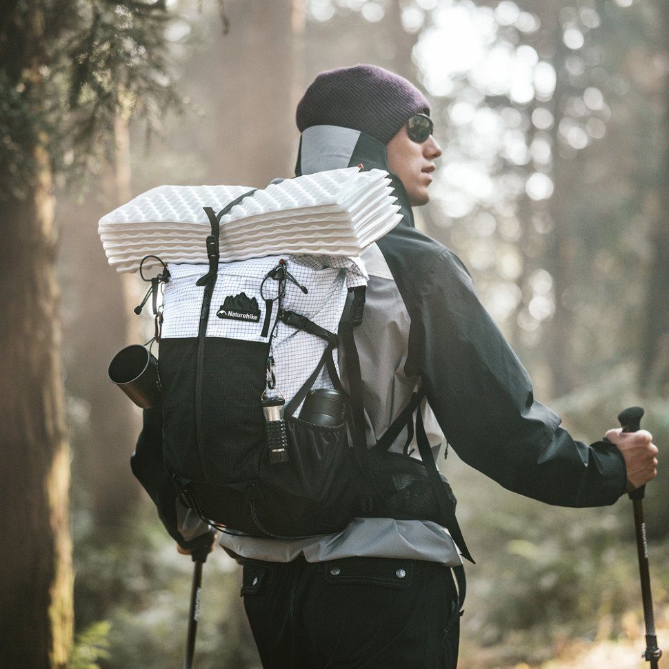 Рюкзак туристичний Naturehike Helium CNK2300016, 30+5 л, білий 6