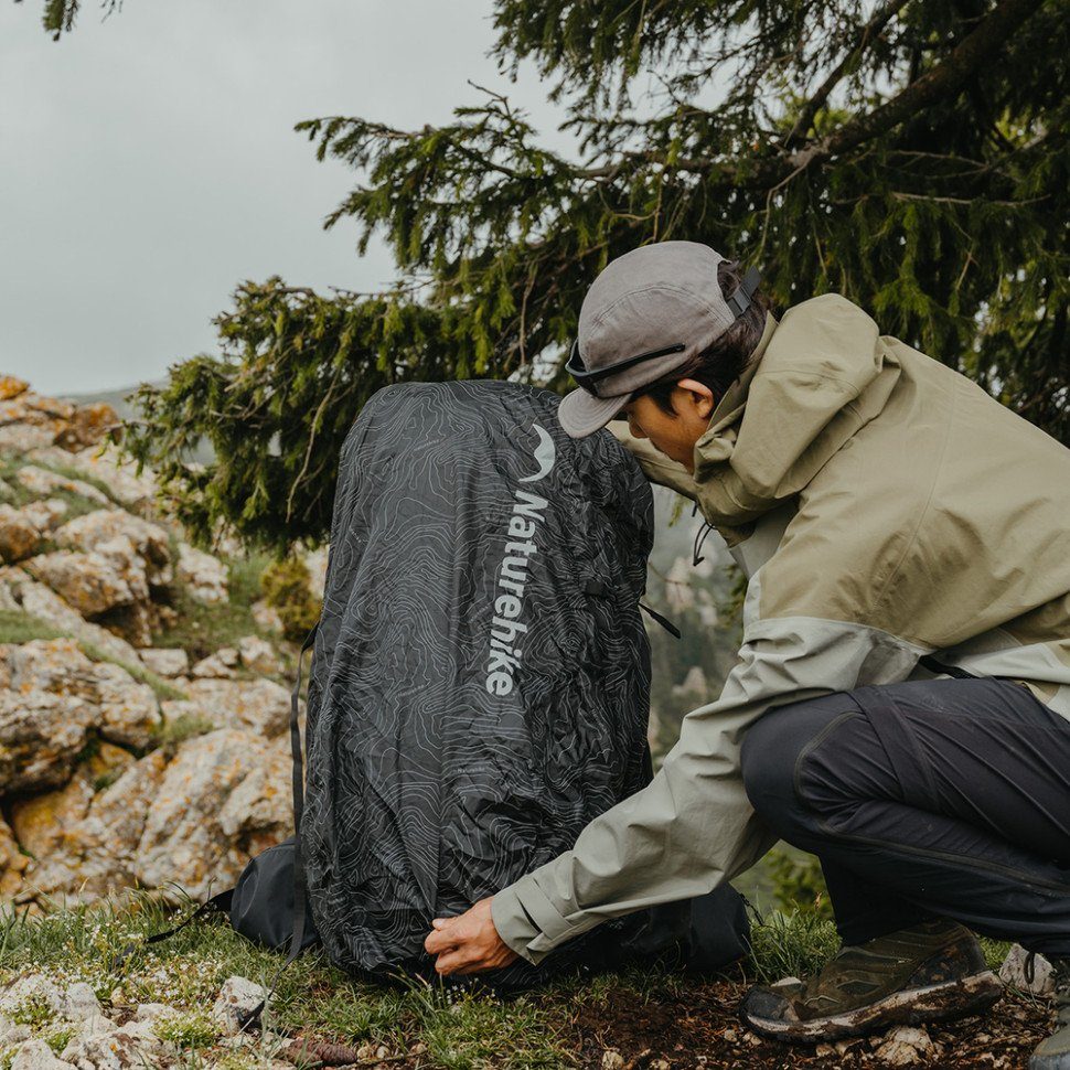 Чохол для рюкзака Naturehike CNK2450PJ010, M, чорний 8