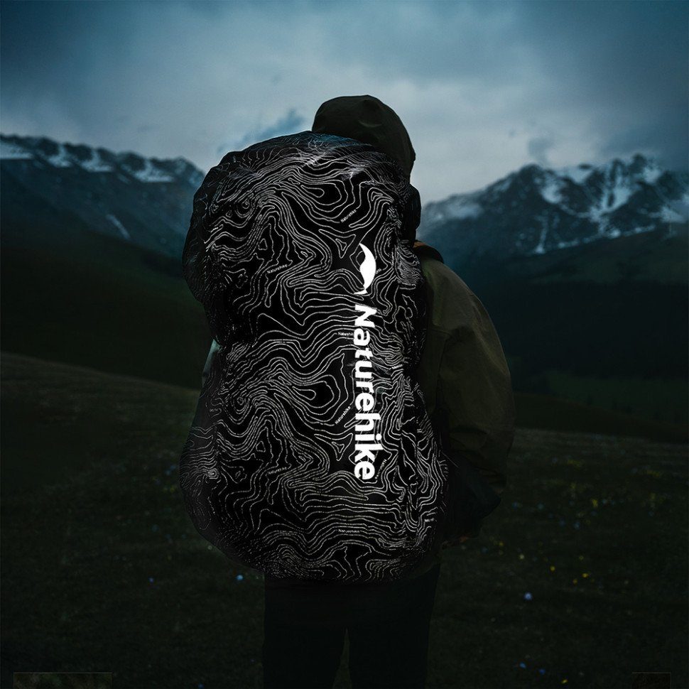 Чохол для рюкзака Naturehike CNK2450PJ010, L, чорний 4