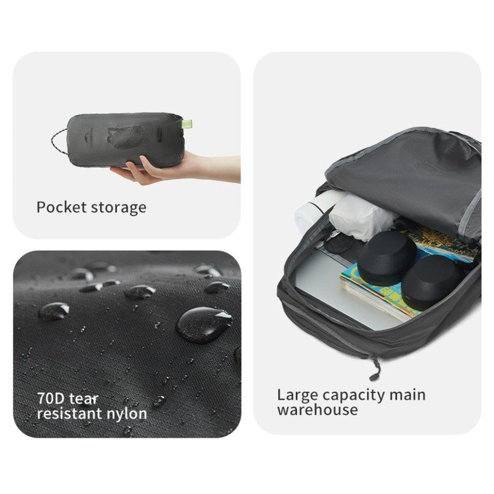 Рюкзак компактний Naturehike CNK2450XB026, 20 л, блакитний 10
