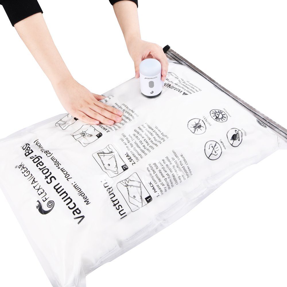 Вакуумні пакети Flextail, розмір M (50х70 см), 4 шт 4