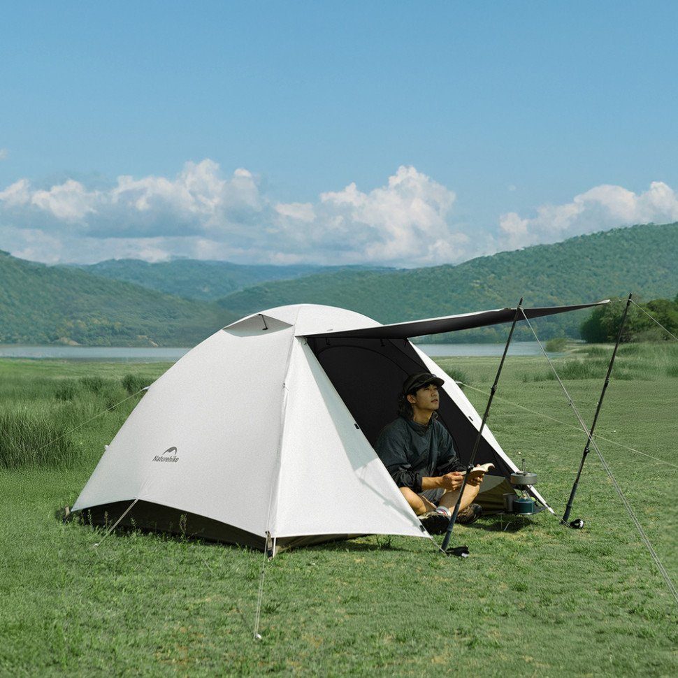 Намет двомісний Naturehike Greek Style CNK2300ZP024 світло-кавовий 3