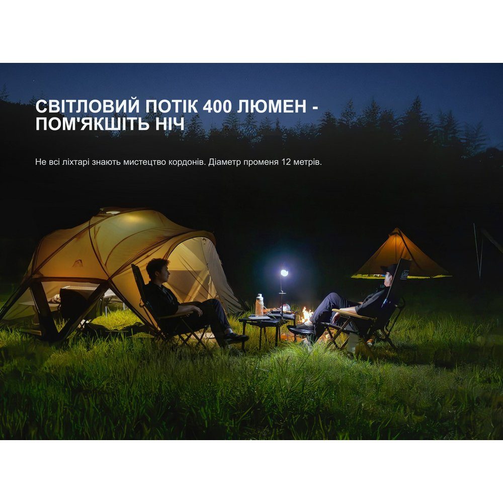 Ліхтар кемпінговий Fenix CL20R Pro, зелений 4