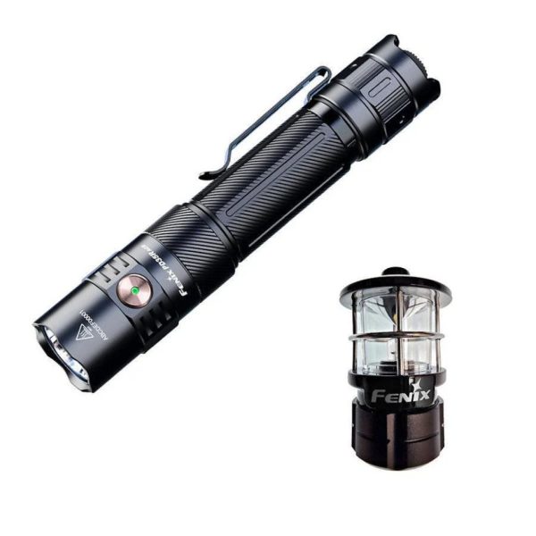 Ліхтар тактичний ручний Fenix PD35R ACE LED 2000 лм + наключний ліхтар CL01 (чорний)  | Лімітована серія