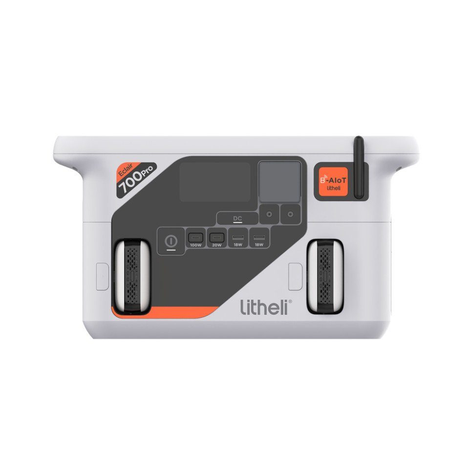 Портативна зарядна станція Litheli Éclair B700 PRO, 800 Вт, 724 Вт·рік, LiFePO4 + 2 Power Bank 2