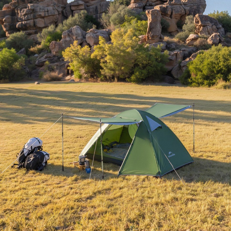 Намет двомісний Naturehike Bleik Series Tent CNK2550WS038, зелений 5