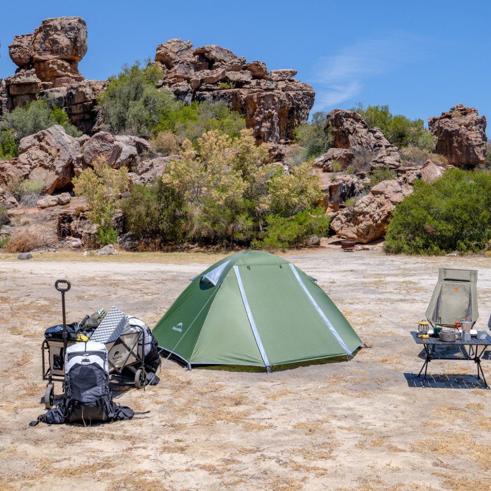 Намет двомісний Naturehike Bleik Series Tent CNK2550WS038, зелений 6