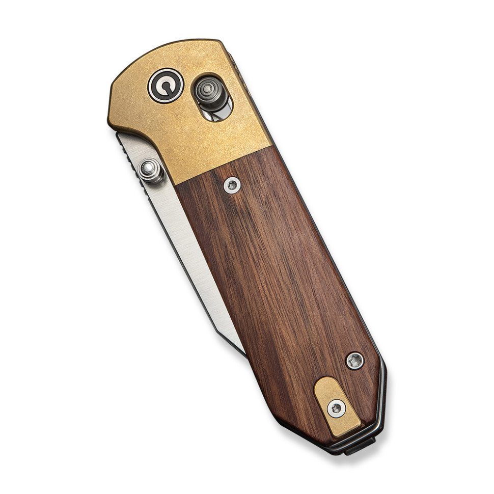 Ніж складаний кишеньковий Civivi Yonder Clip Point (7.3 см) 14C28N / Wood and Brass натуральний 4