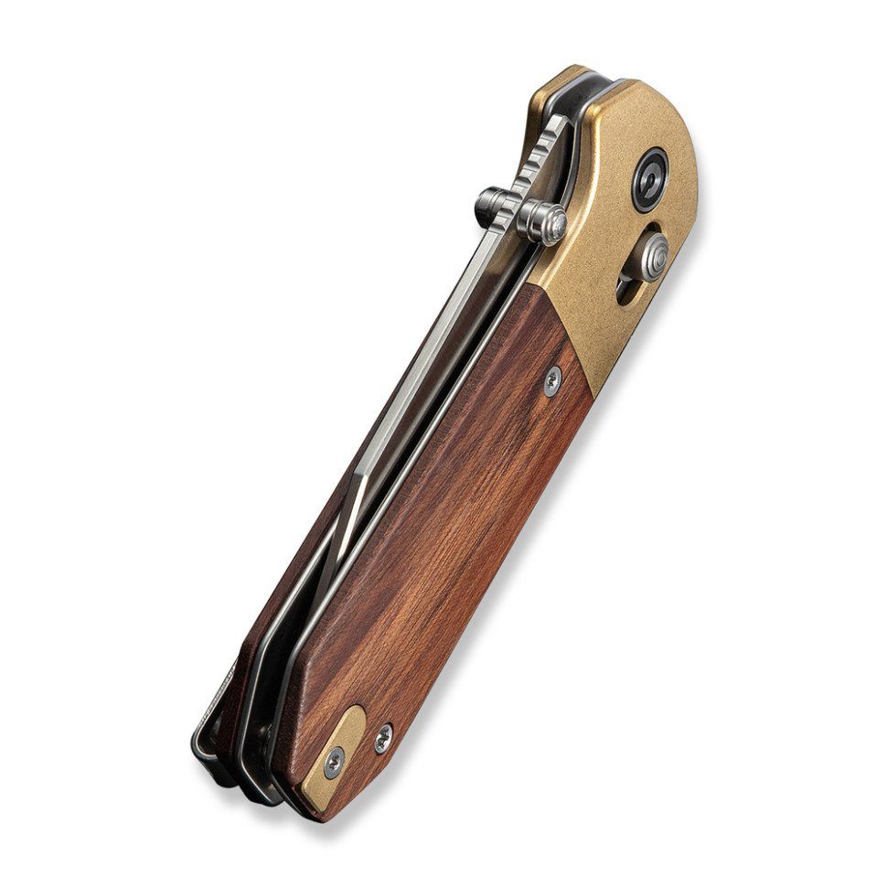 Ніж складаний кишеньковий Civivi Yonder Clip Point (7.3 см) 14C28N / Wood and Brass натуральний 6