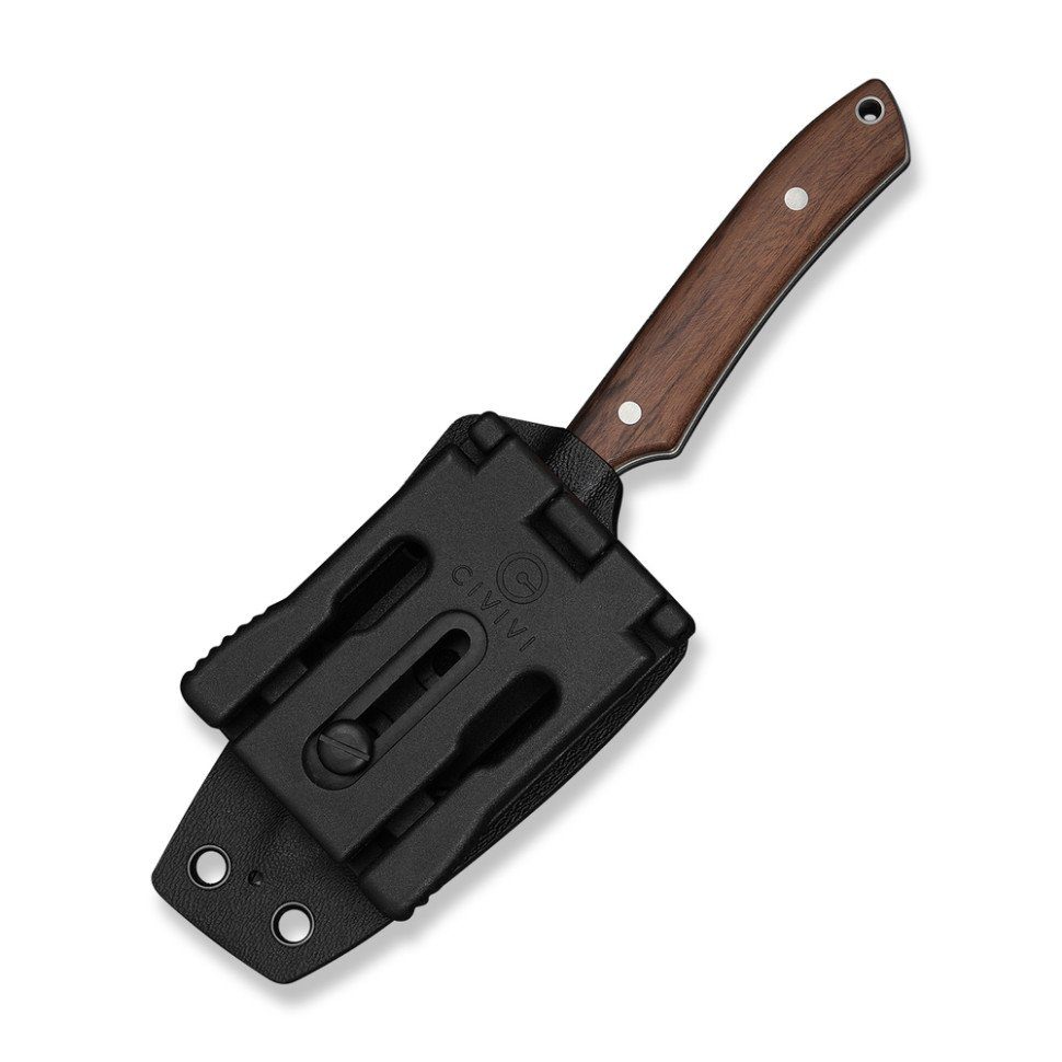 Ніж фіксований кишеньковий Civivi High Grass Field Knife (7,4 см) 14C28N / Wood дерево з чохлом 8