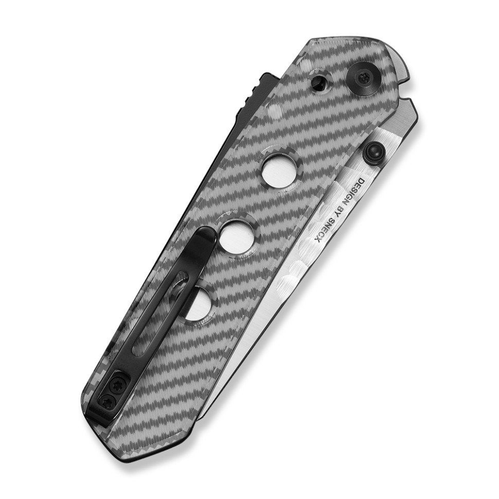 Ніж складаний туристичний Civivi Vision FG, (9 см) Nitro-V / Lexan прозорий 5