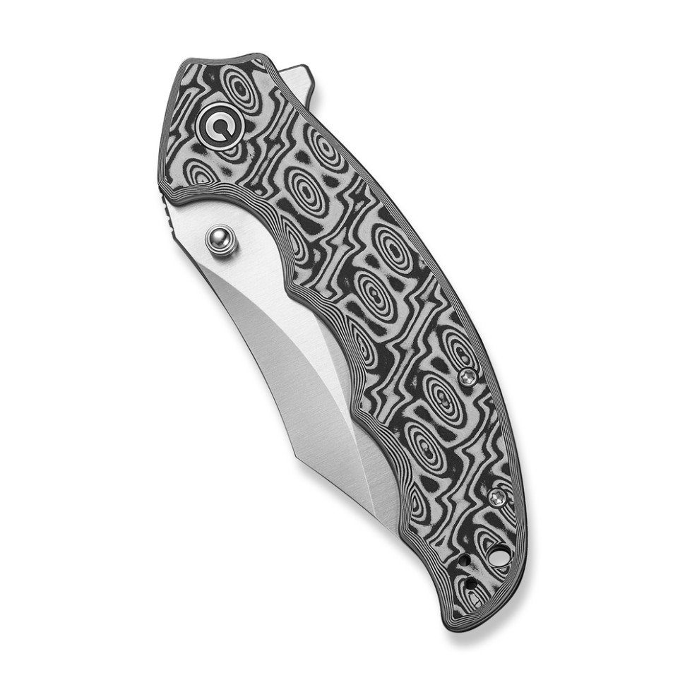 Ніж складаний туристичний Civivi Pentad (8.8 см) Nitro-V / Micarta чорний/білий 4
