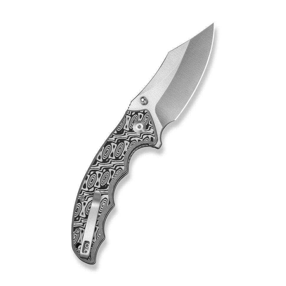 Ніж складаний туристичний Civivi Pentad (8.8 см) Nitro-V / Micarta чорний/білий 2