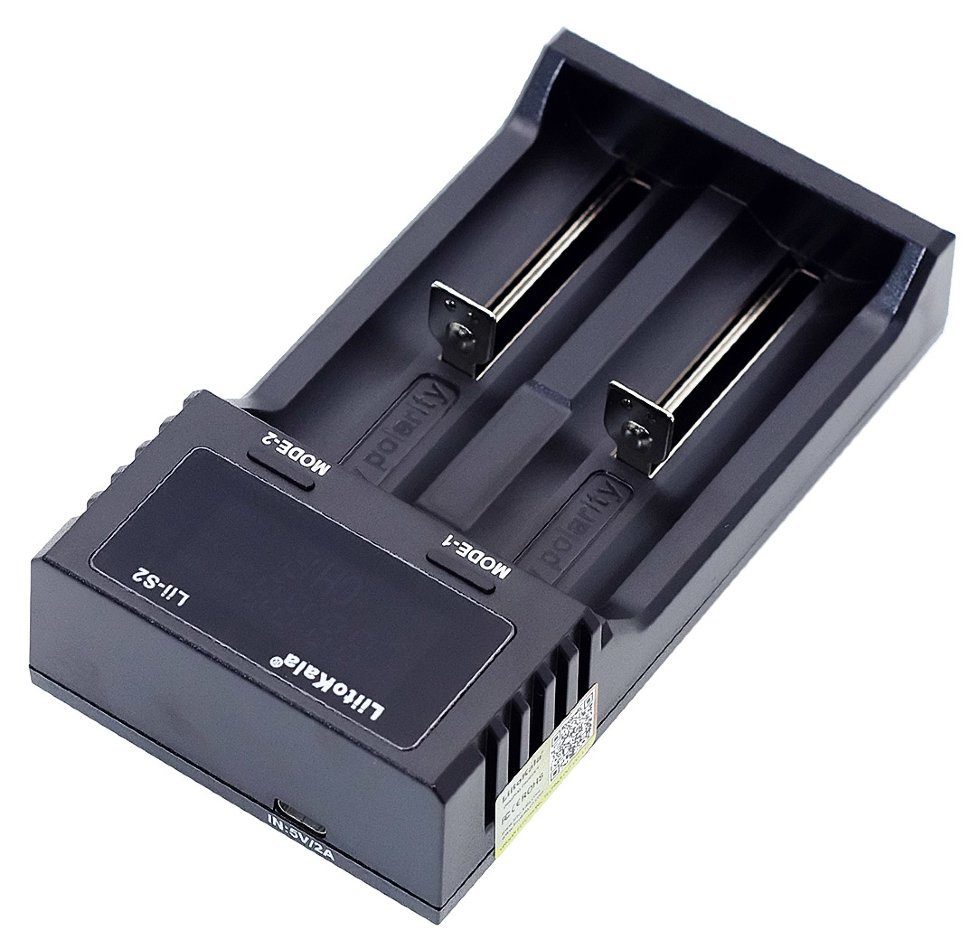 Зарядний пристрій Liitokala Lii-S2, 2 канала, Ni-Mh/Li-ion/LiFePo4, USB, LCD, Box 2