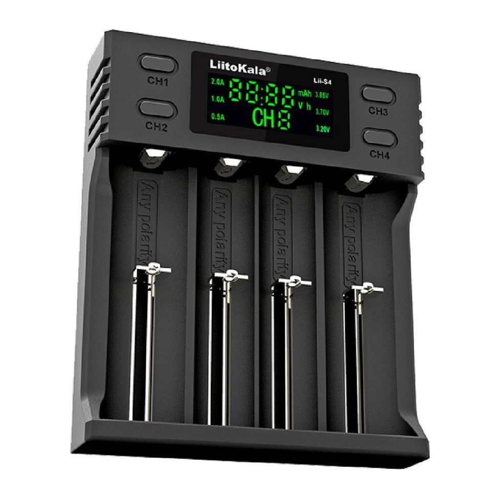 Зарядний пристрій Liitokala Lii-S4, 4 канала, Ni-Mh/Li-ion/LiFePo4, USB, LCD, Box 2