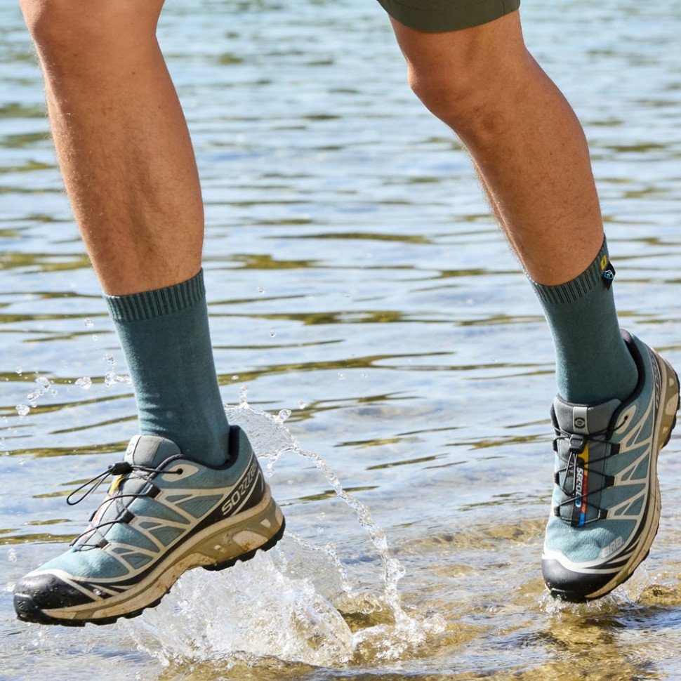 Шкарпетки водонепроникні Dexshell Ultra Thin Crew MPB, р-р XL, сіро-блакитний 4