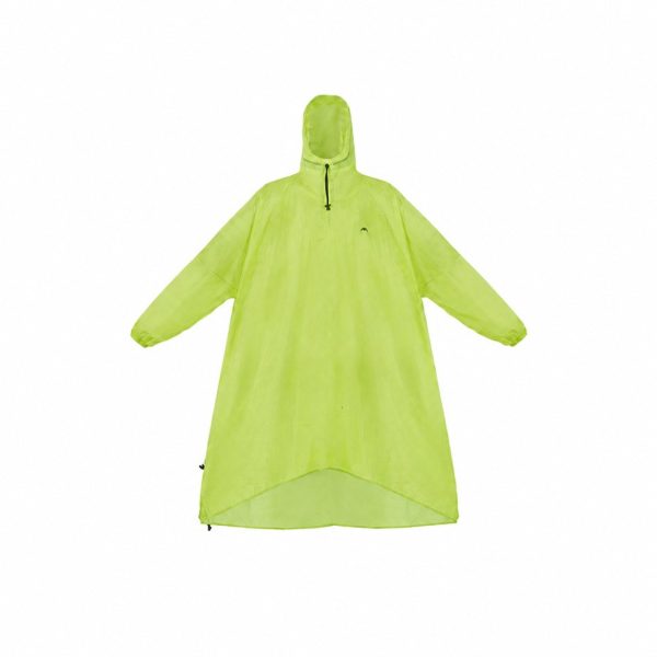 Дощовик-пончо легкий з рукавами Naturehike CNK2620FS011, L, зелений