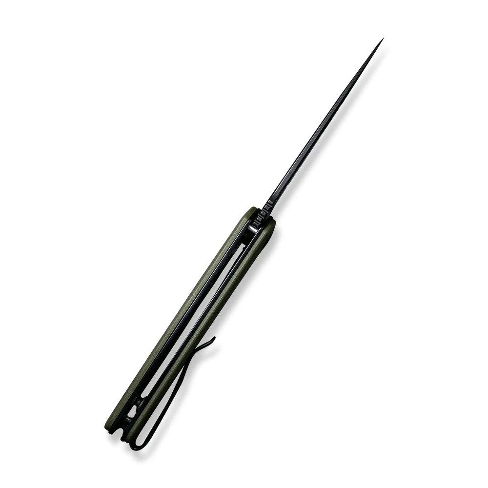 Ніж складаний кишеньковий Civivi Mini Praxis, (7.5 см) D2 / G10 зелений 4