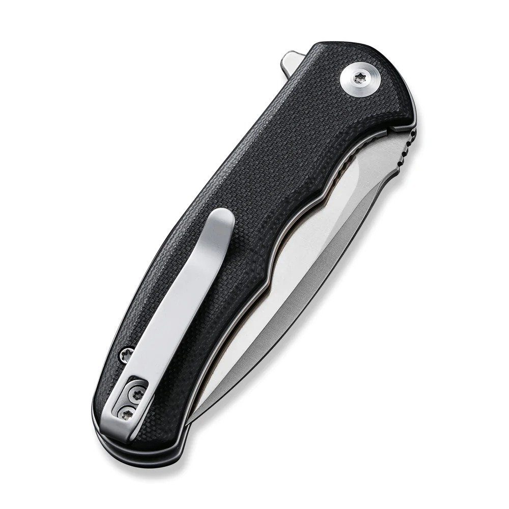 Ніж складаний кишеньковий Civivi Mini Praxis, (7.5 см) D2 / G10 чорний 7