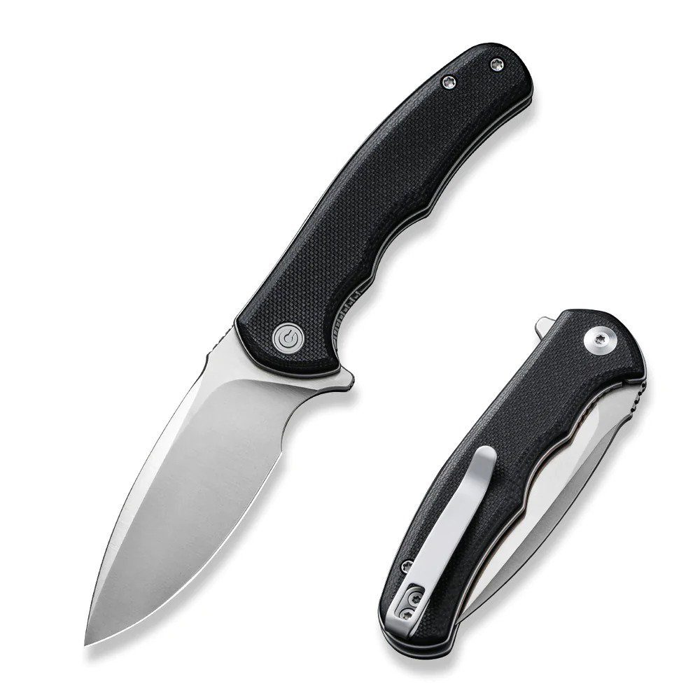 Ніж складаний кишеньковий Civivi Mini Praxis, (7.5 см) D2 / G10 чорний