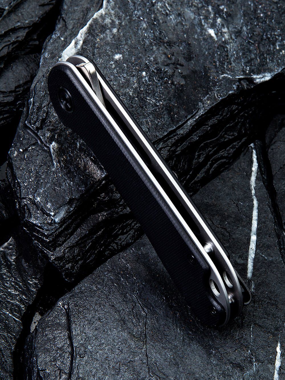 Ніж складаний кишеньковий Civivi Elementum, (7.5 см) D2 / G10 чорний 7