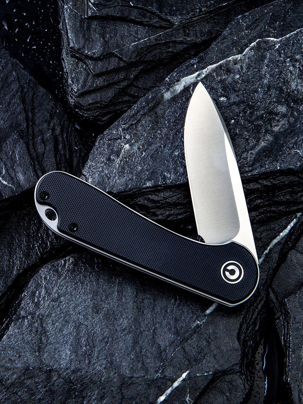 Ніж складаний кишеньковий Civivi Elementum, (7.5 см) D2 / G10 чорний 4