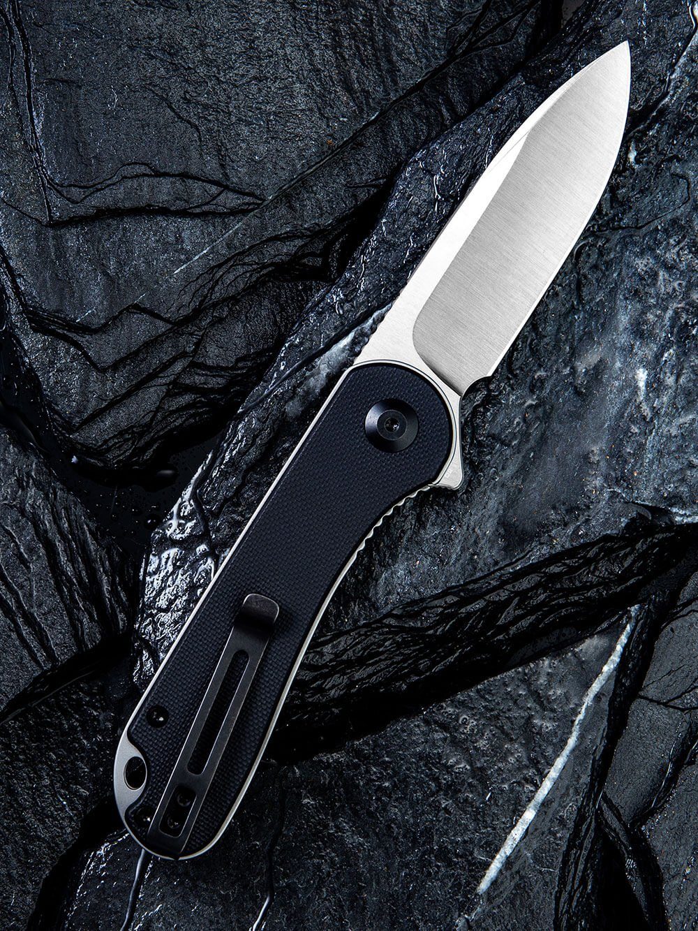 Ніж складаний кишеньковий Civivi Elementum, (7.5 см) D2 / G10 чорний 2