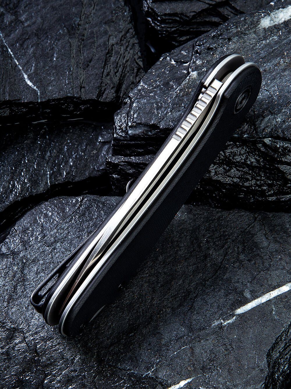 Ніж складаний кишеньковий Civivi Elementum, (7.5 см) D2 / G10 чорний 8