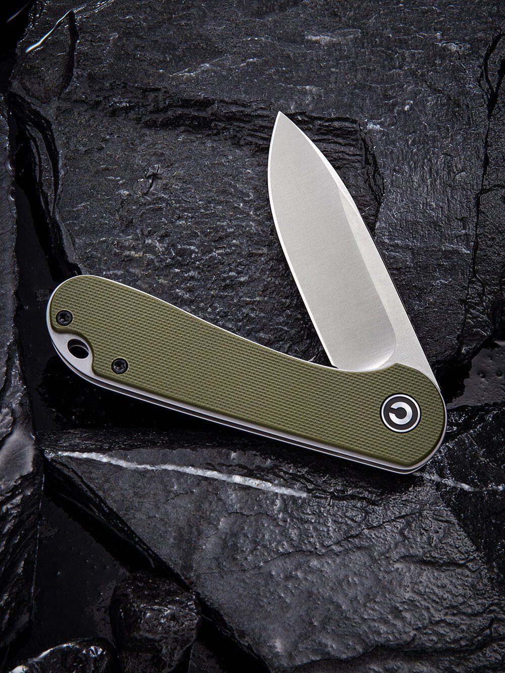 Ніж складаний кишеньковий Civivi Elementum, (7.5 см) D2 / G10 оливковий 3