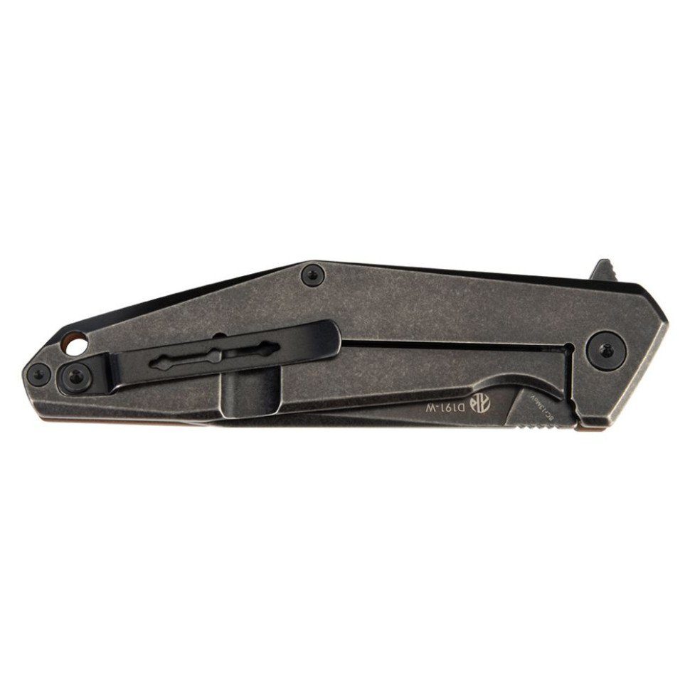 Ніж складаний туристичний Ruike D191-W, (9.2 см) 8Cr13Mov / G10 + steel 420 коричневий 2