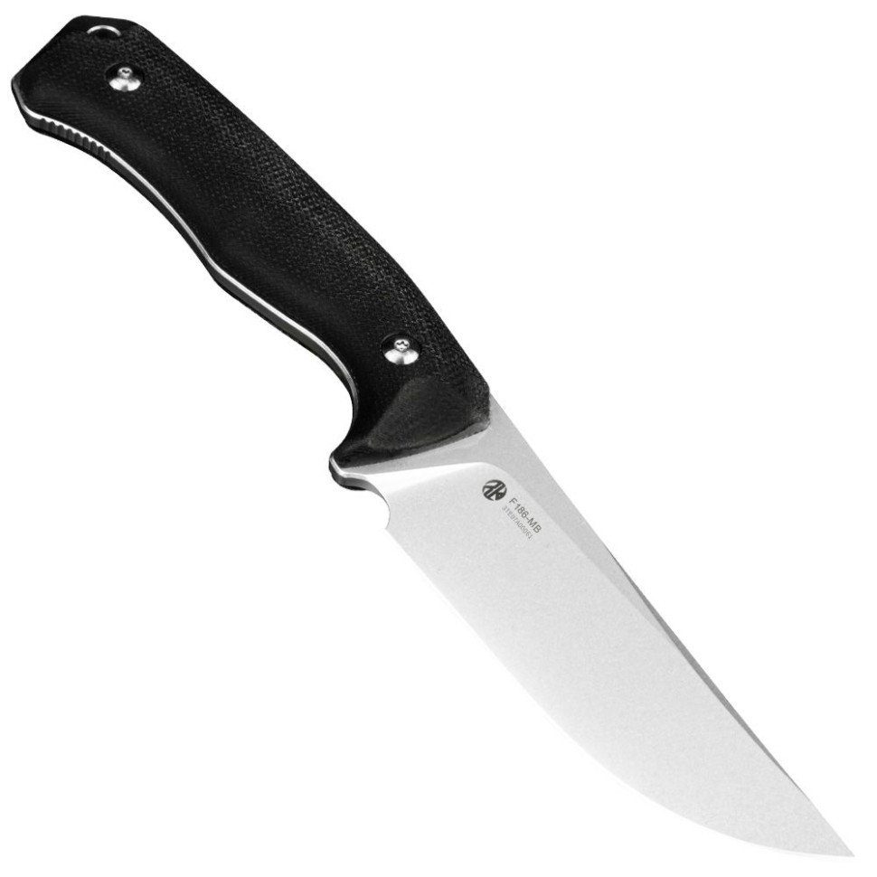 Ніж фіксований мисливський  Ruike F186-MB, (11.8 см) D2 / Micarta чорний 4