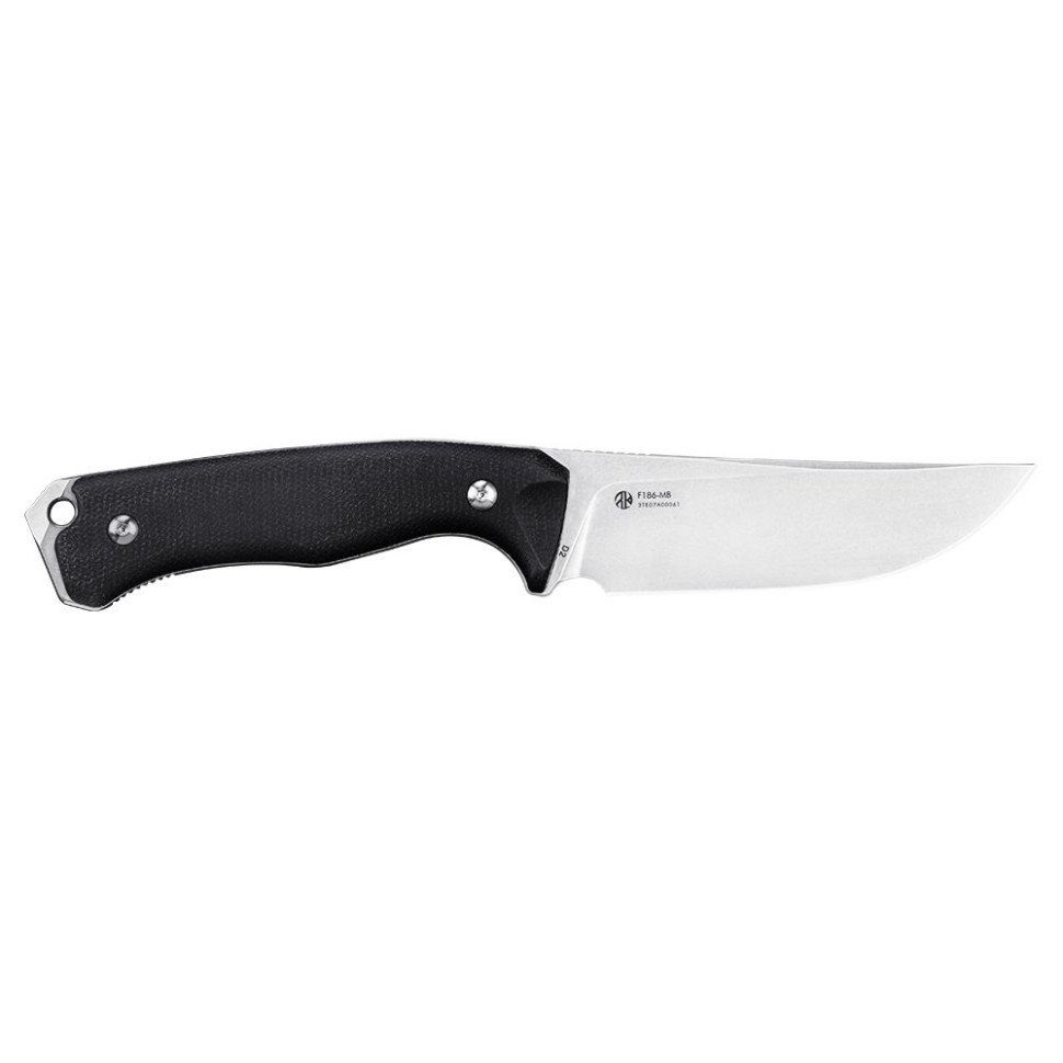 Ніж фіксований мисливський  Ruike F186-MB, (11.8 см) D2 / Micarta чорний 3