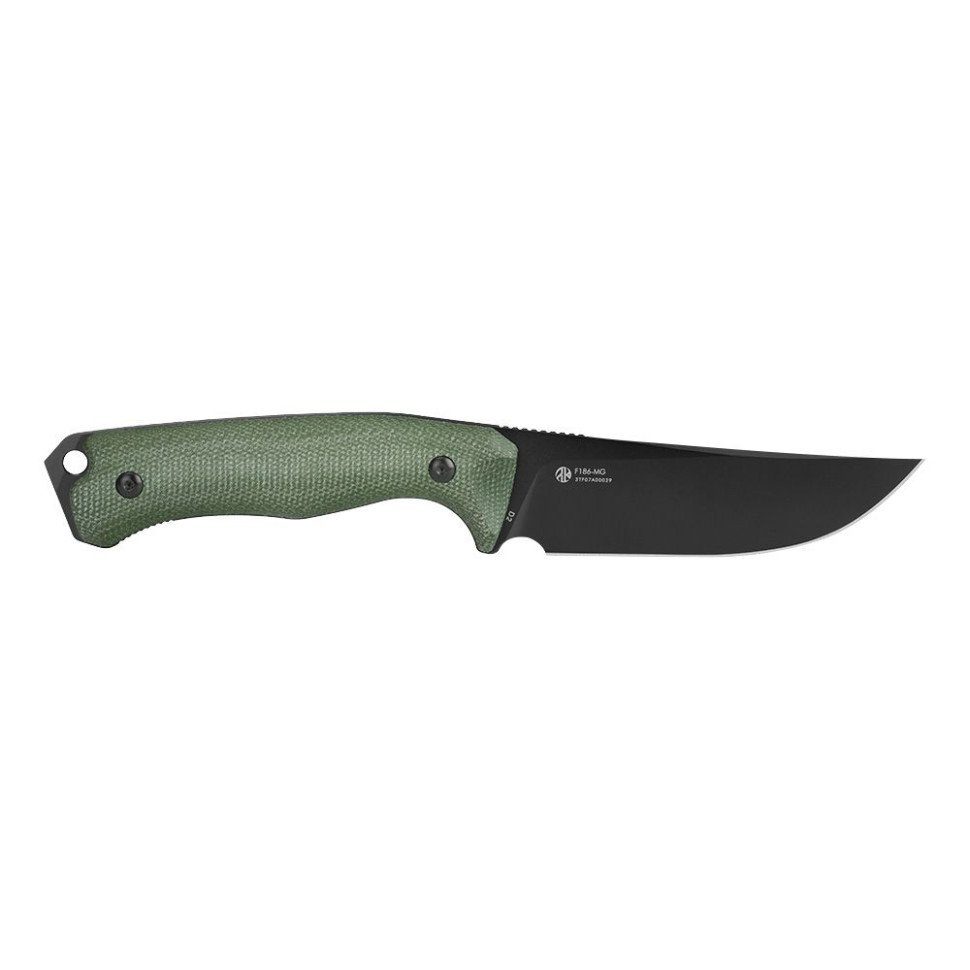 Ніж фіксований мисливський  Ruike F186-MG, (11.8 см) D2 / Micarta зелений 3