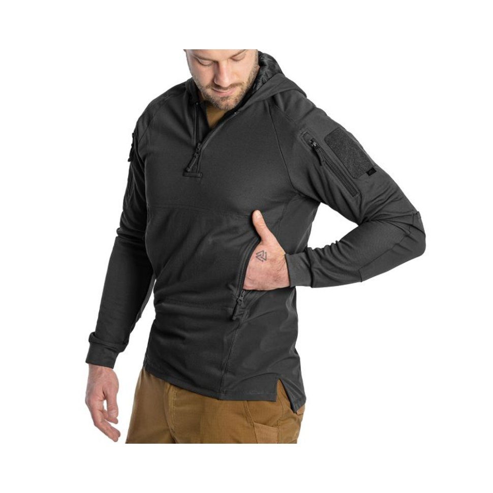 Кофта тактична Helikon-Tex RANGE HOODIE - TopCool, чорний, розмір XXL 5