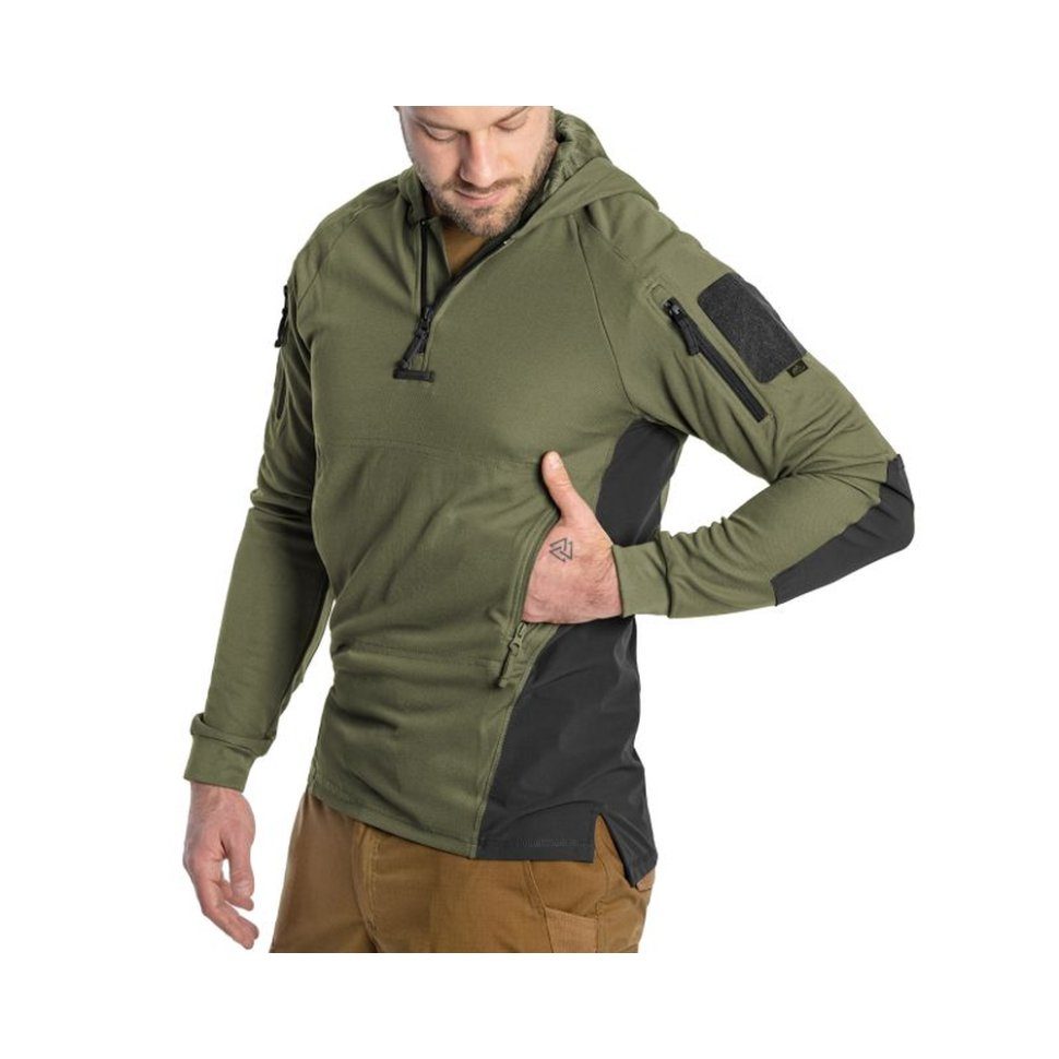 Кофта тактична Helikon-Tex RANGE HOODIE - TopCool, оливковий, розмір S 5