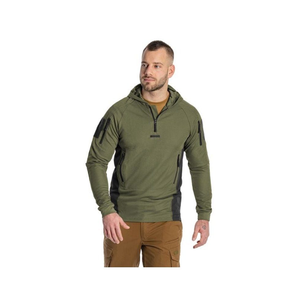 Кофта тактична Helikon-Tex RANGE HOODIE - TopCool, оливковий, розмір M 7