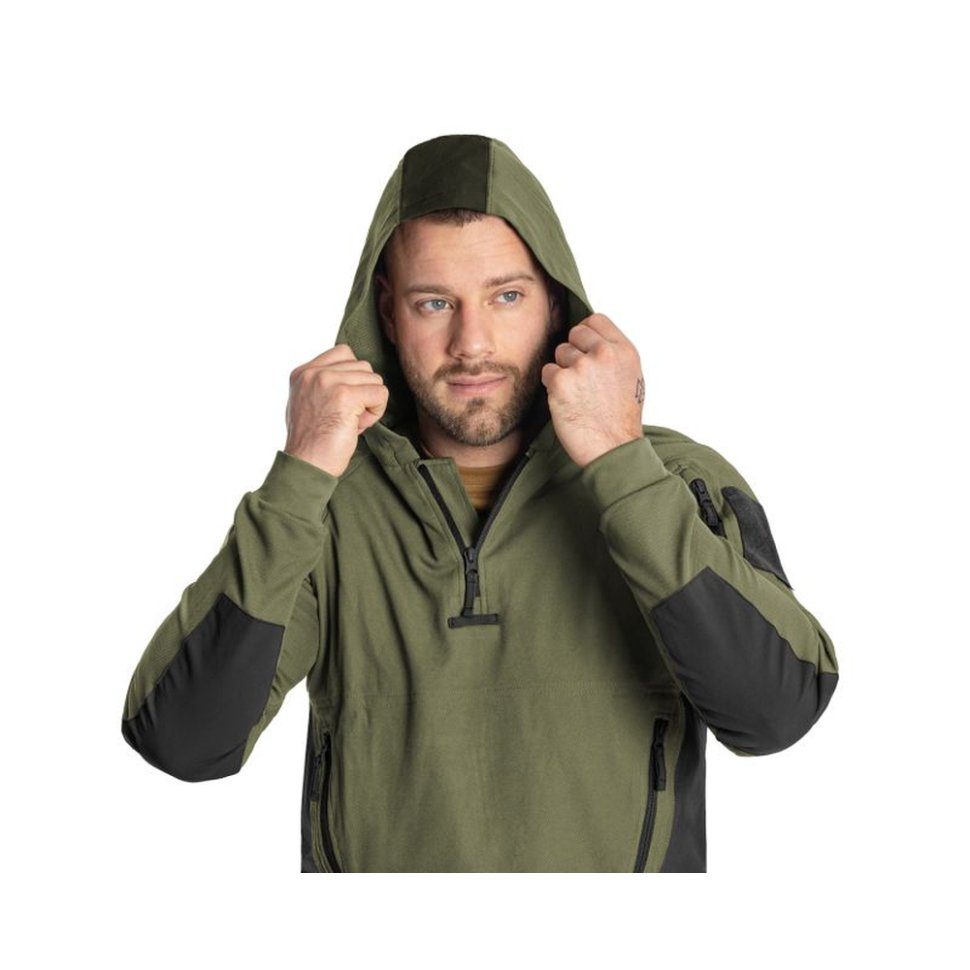 Кофта тактична Helikon-Tex RANGE HOODIE - TopCool, оливковий, розмір XL 4