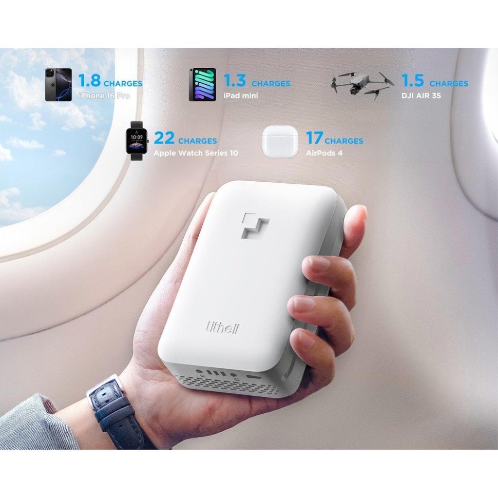 УМБ Litheli Power Bank SE 20000 mAh, 45 W, 4А, Fast Charge U20BY09-0U000 6