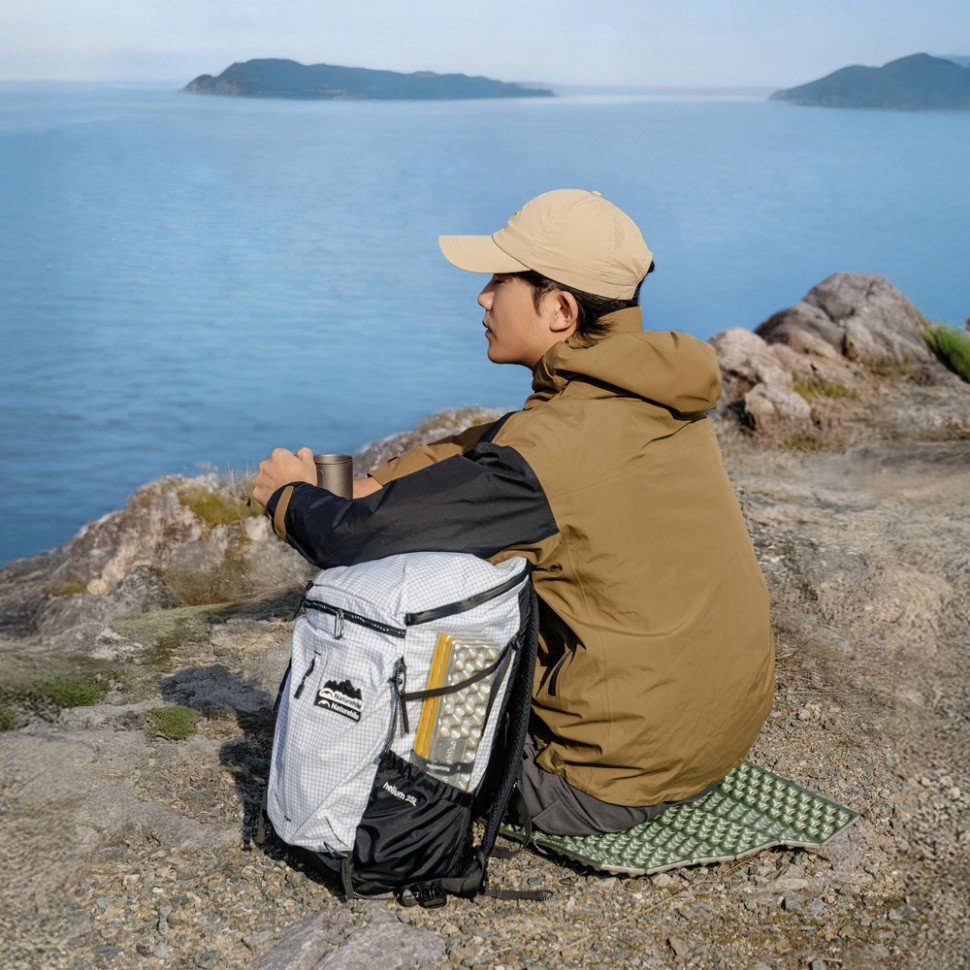 Сидушка туристична складана XPE Naturehike CNK2650WS011, 18 мм, зелена, для походів та кемпінгу 3