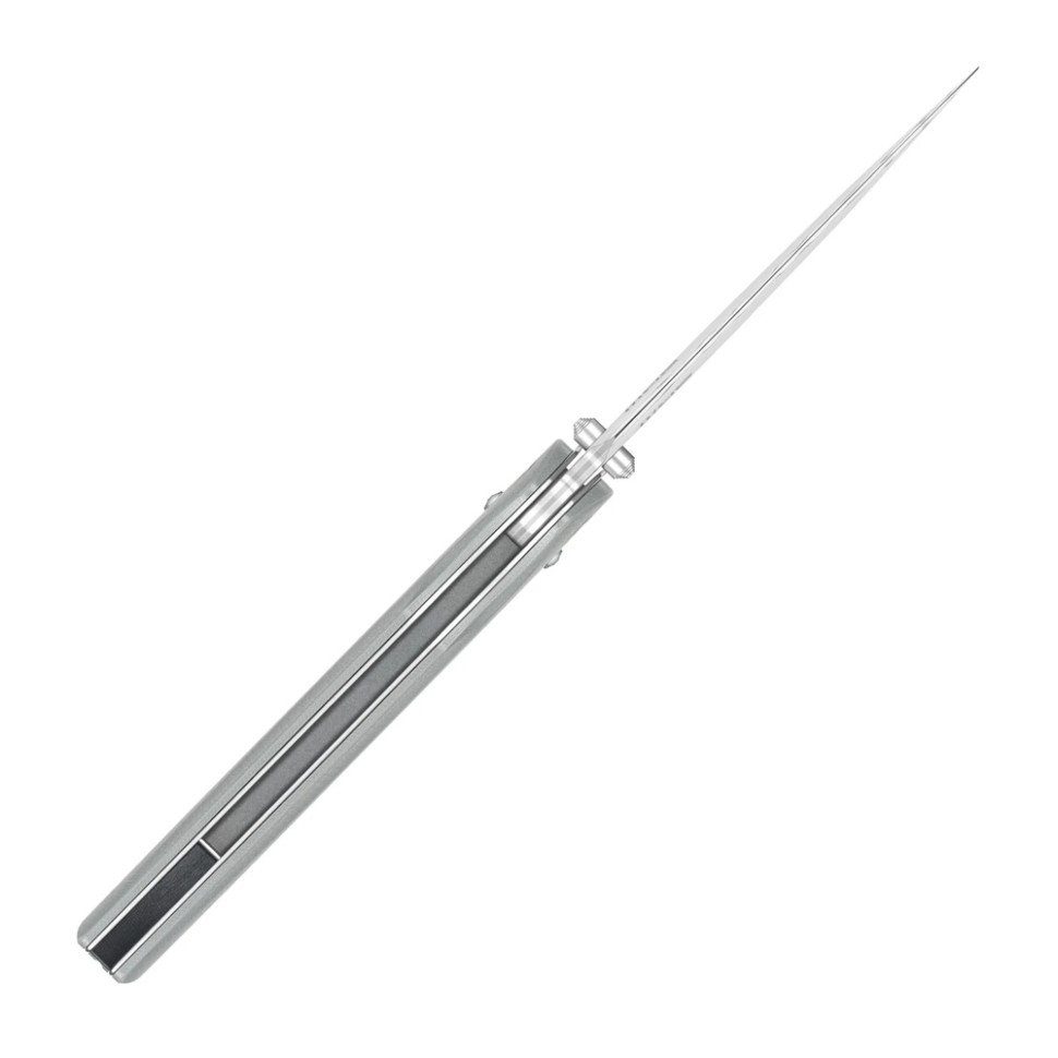 Ніж складаний туристичний SRM Terrier 258L-GK2 (9.3 см) 140Cr / G10 сірий 6