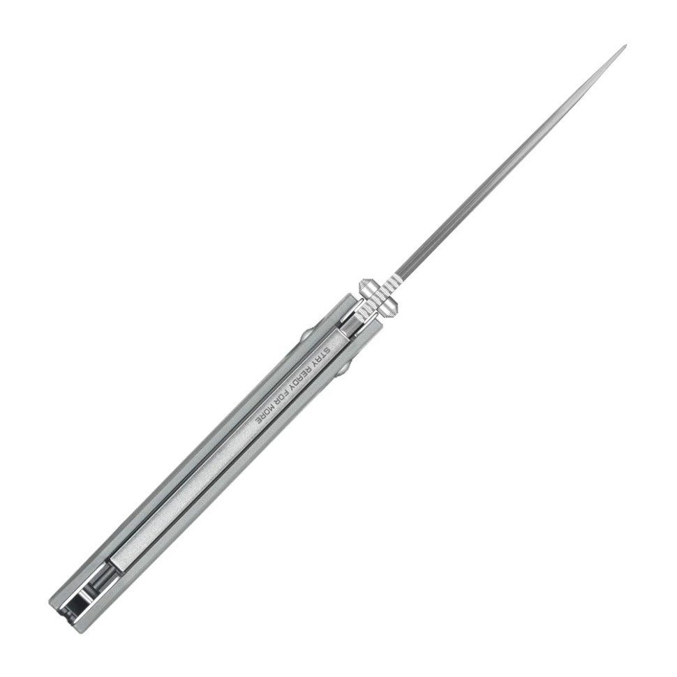 Ніж складаний туристичний SRM Terrier 258L-GK2 (9.3 см) 140Cr / G10 сірий 5