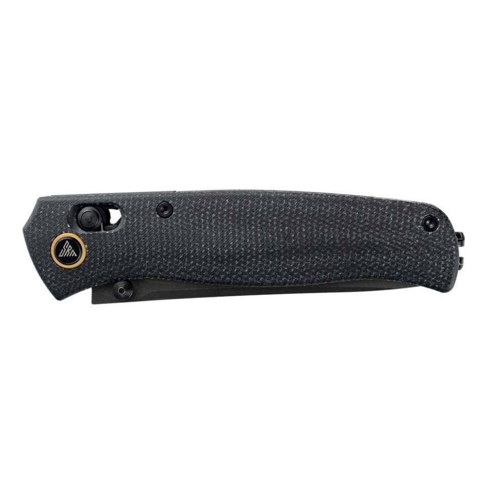 Ніж складаний туристичний SRM Medal 255L-MB3 (8.2 см) 140Cr / Micarta чорний 8