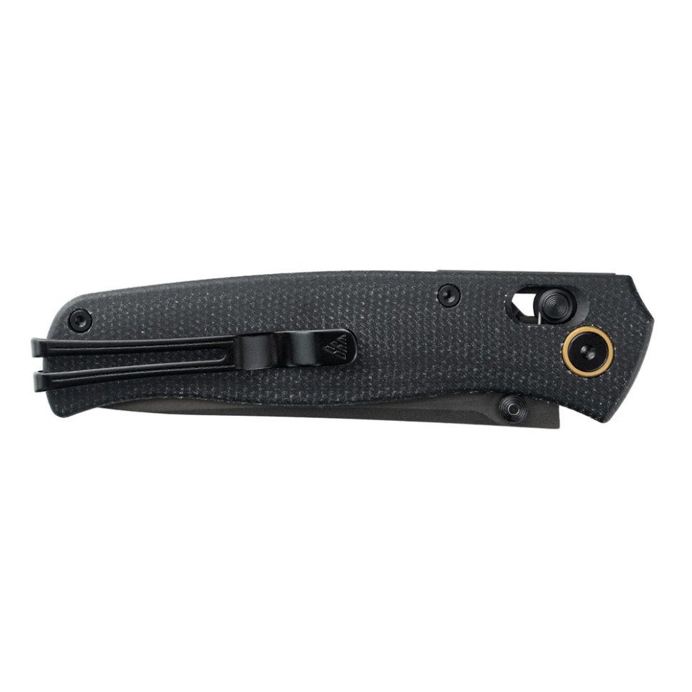Ніж складаний туристичний SRM Medal 255L-MB3 (8.2 см) 140Cr / Micarta чорний 7