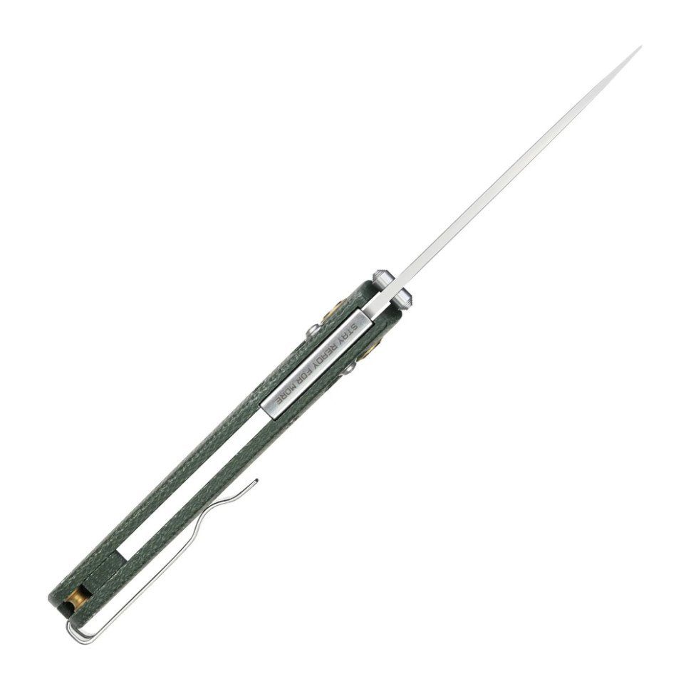 Ніж складаний туристичний SRM Medal 255L-MG3 (8.2 см) 140Cr / Micarta зелений 5